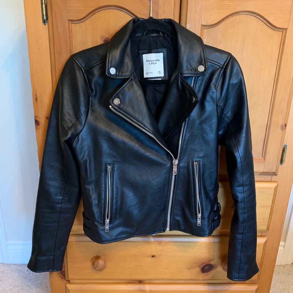 A&F faux-leather jacket